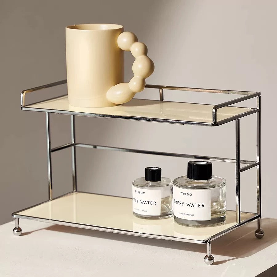 Double-Layer Acrylic Vanity Organizer
