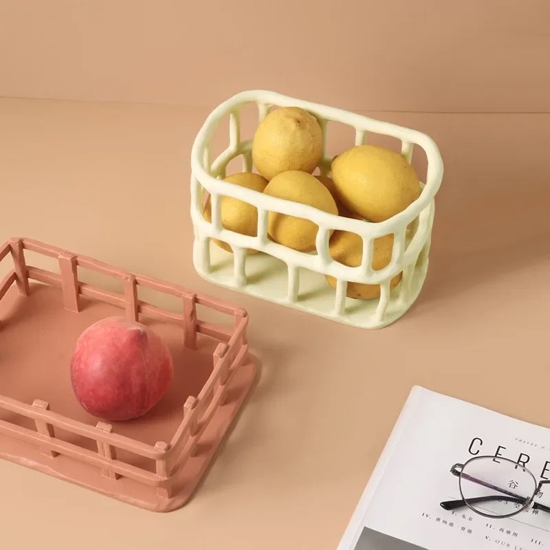 Bandeja hueca para frutas