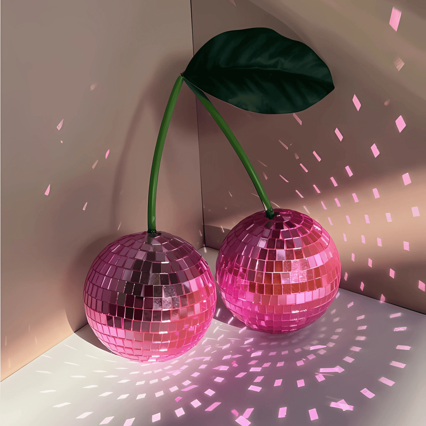 Pink Cherry Disco Ball YP09