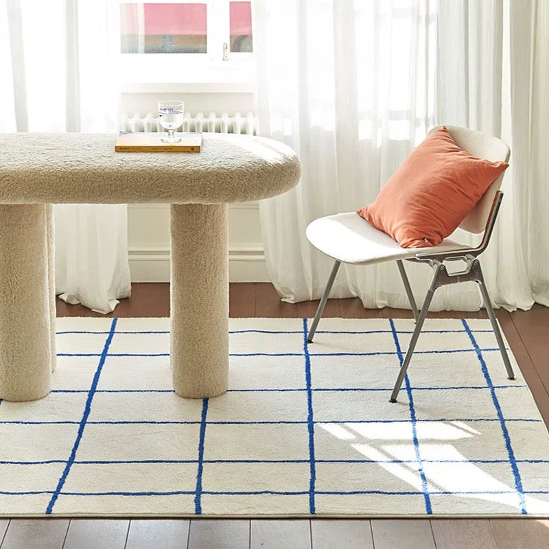 Bedroom Checkered Rug