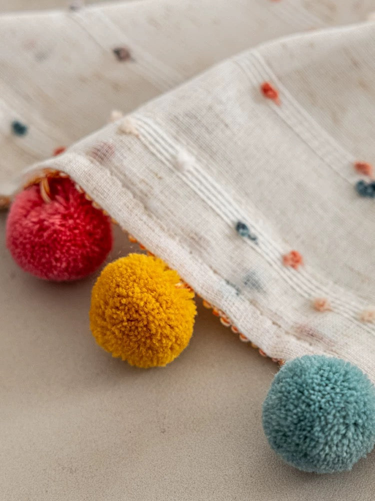 Boho Pom Pom Curtains YP107