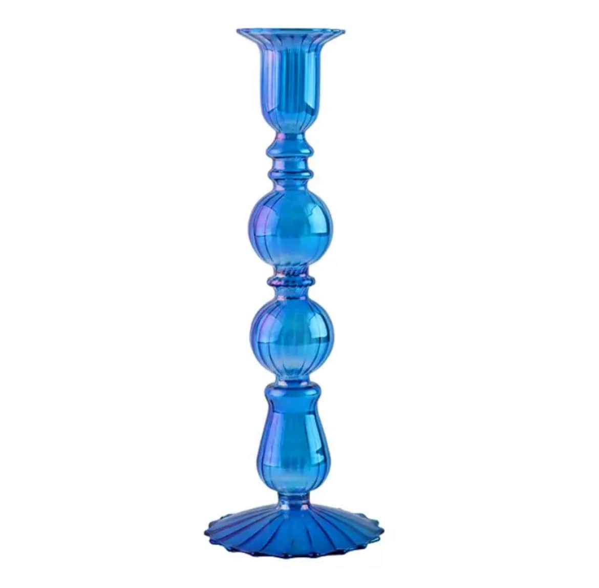 Jarrones de cristal morado