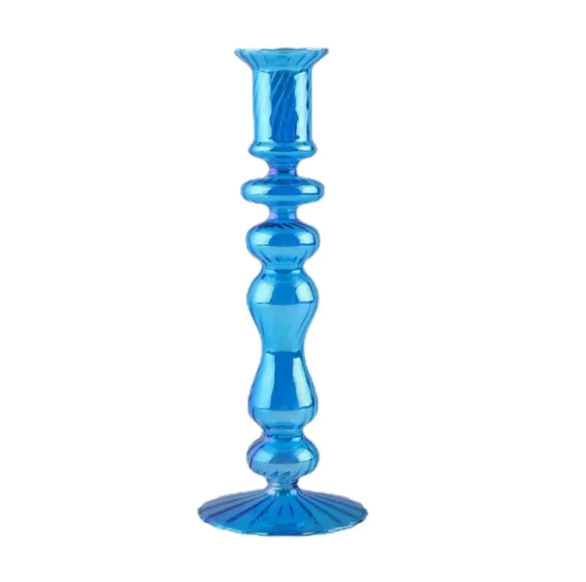 Jarrones de cristal morado