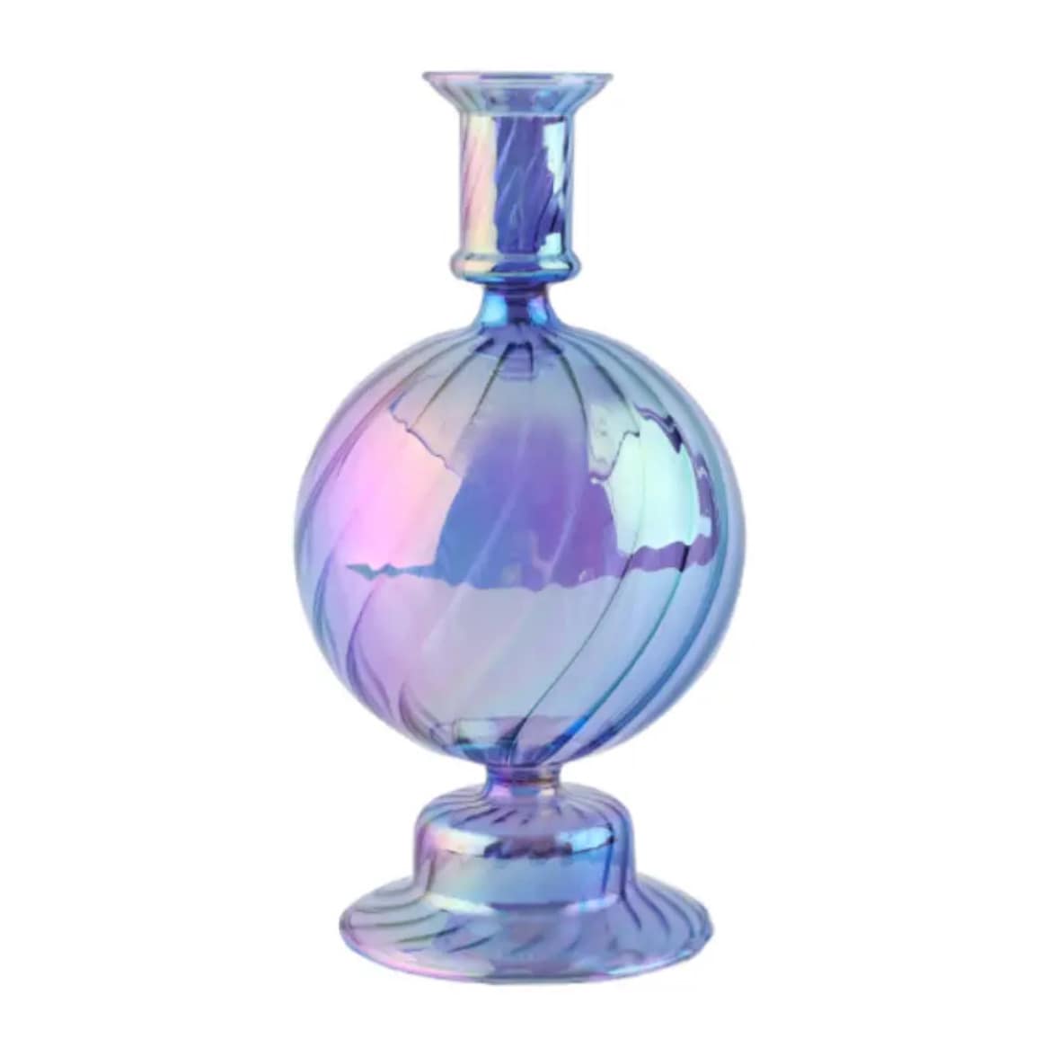Jarrones de cristal morado