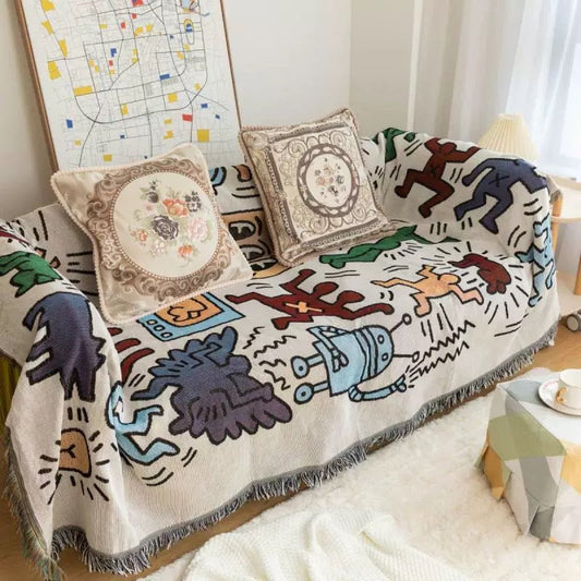 Retro Art Throw Blanket YP52