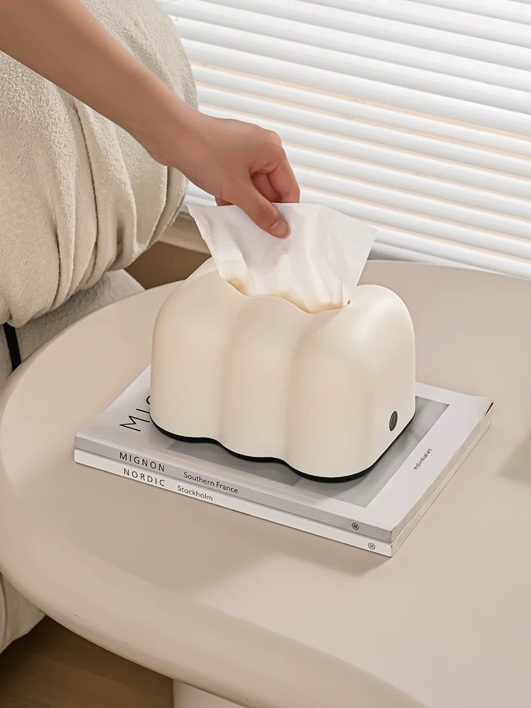 Caja de pañuelos en forma de nube