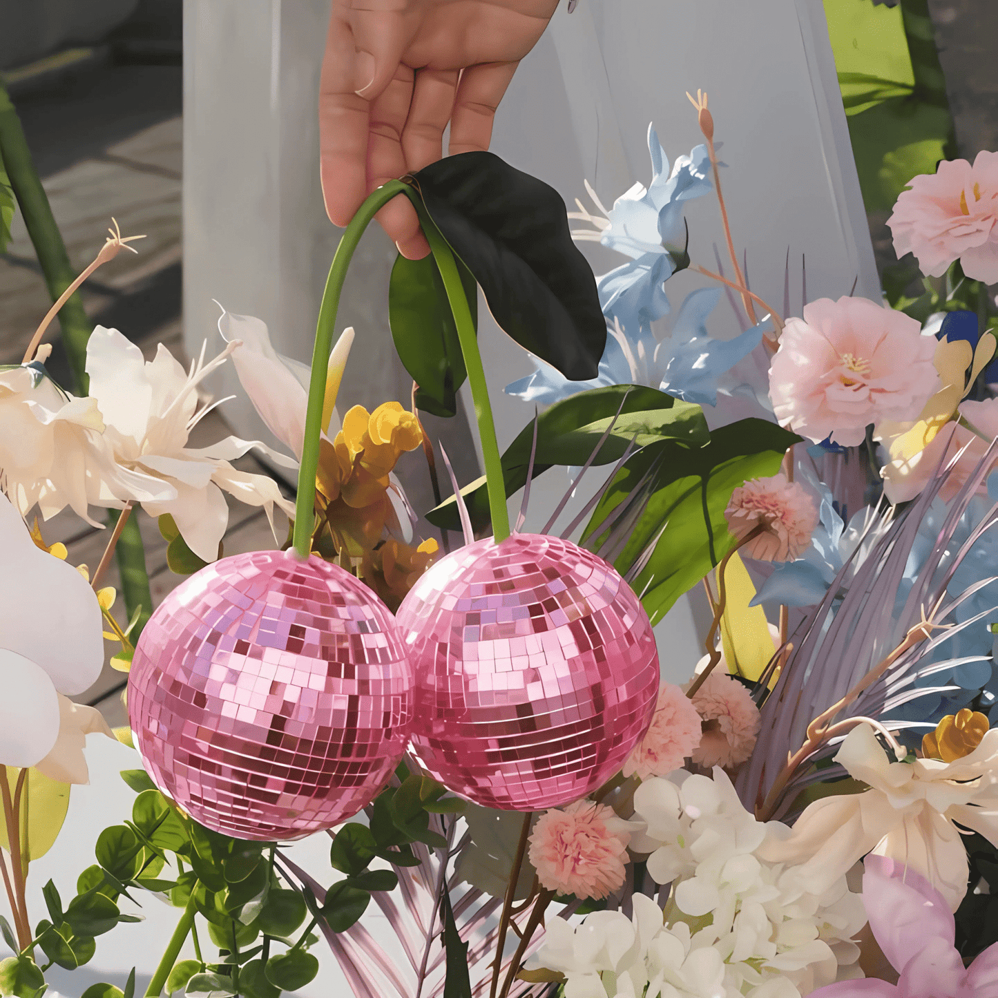 Pink Cherry Disco Ball YP09