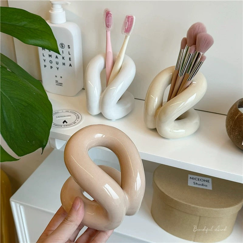 Ceramic Brush Holder