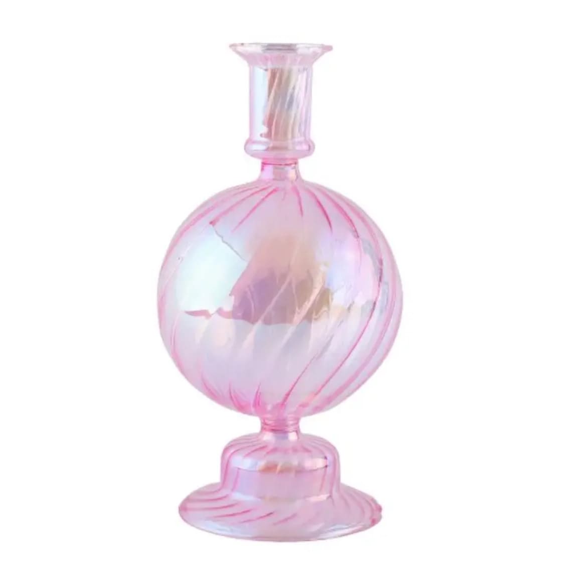 Jarrones de cristal morado