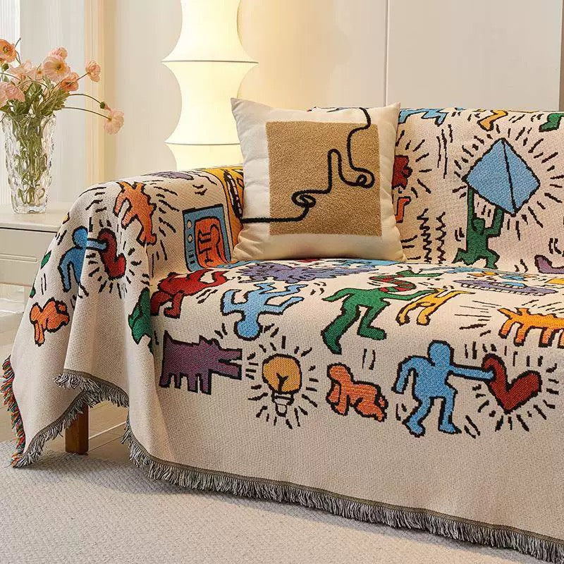 Retro Art Throw Blanket YP52