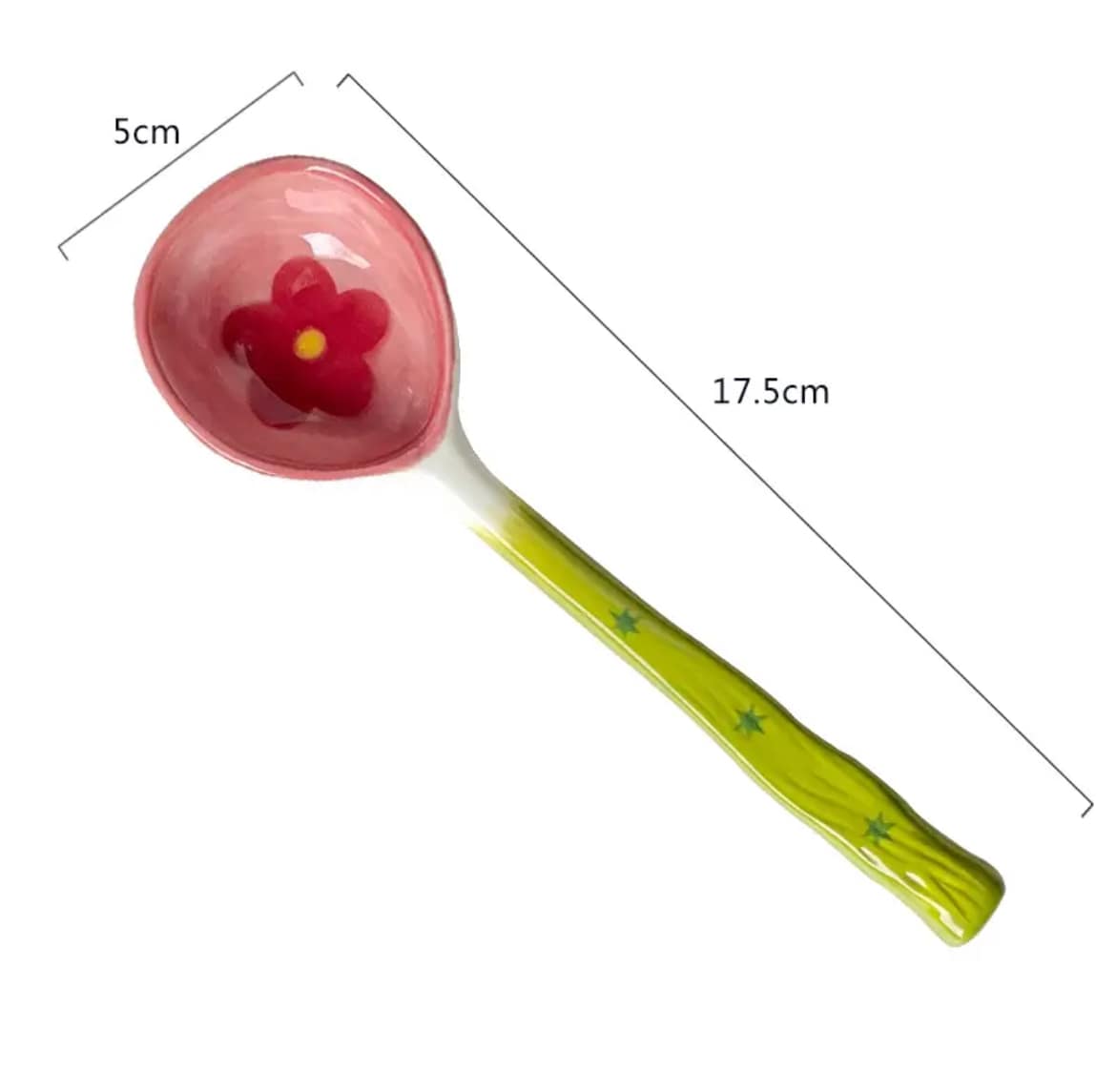 Ceramic Flower Spoon YP47