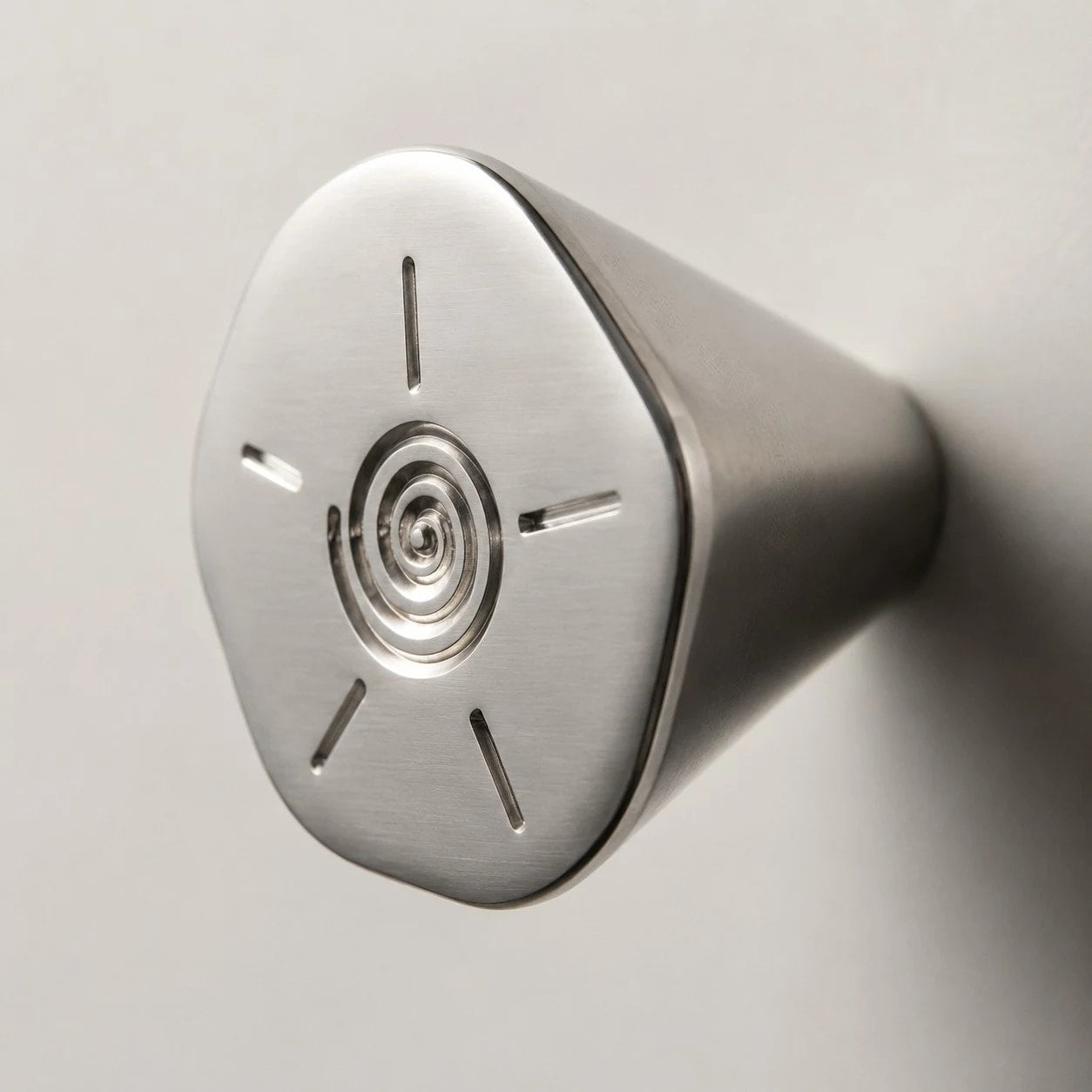 Sculptural Solid Brass Cabinet Knob