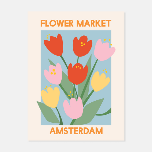 Flower Market Print by April Lane