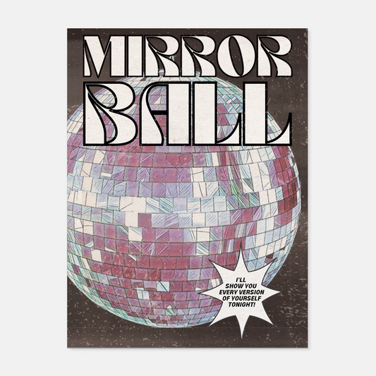 Mirrorball Print by Cassie Designs Stuff