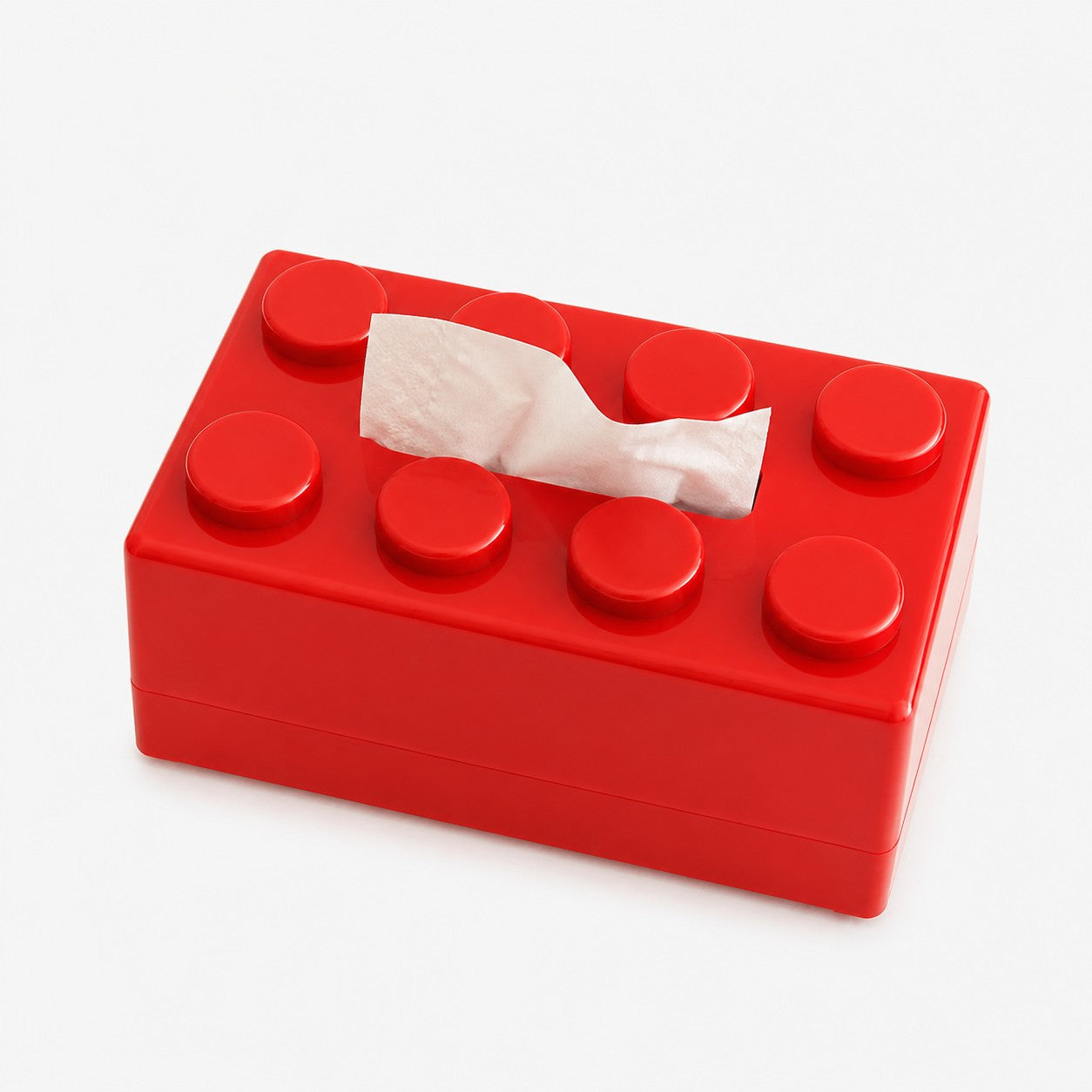 Creative Building Blocks Tissue Box | ABS Desk Decor for Home