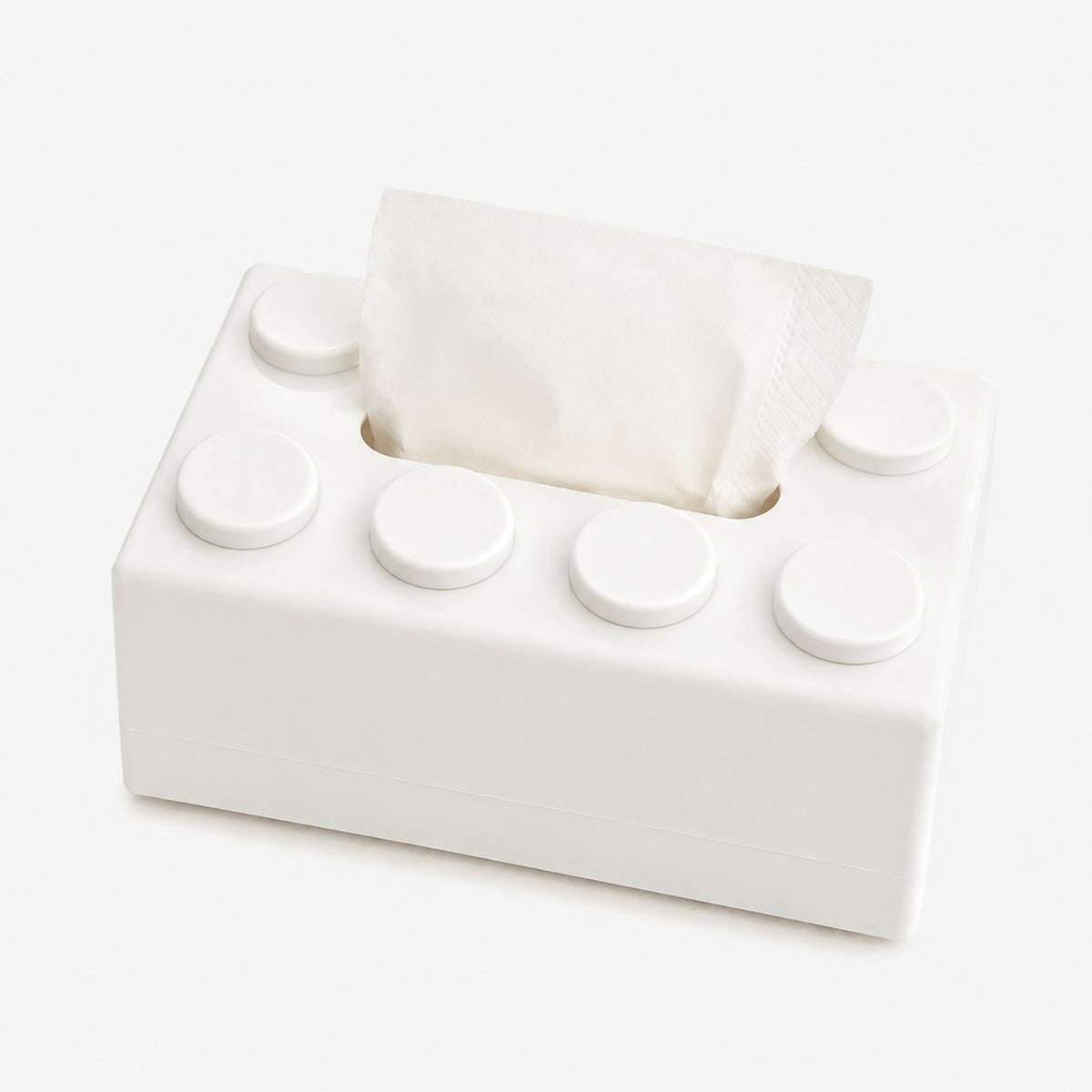 Creative Building Blocks Tissue Box | ABS Desk Decor for Home