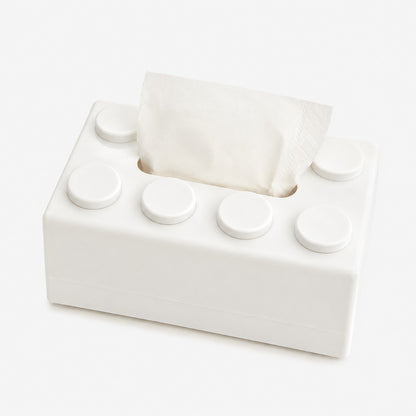 Creative Building Blocks Tissue Box | ABS Desk Decor for Home