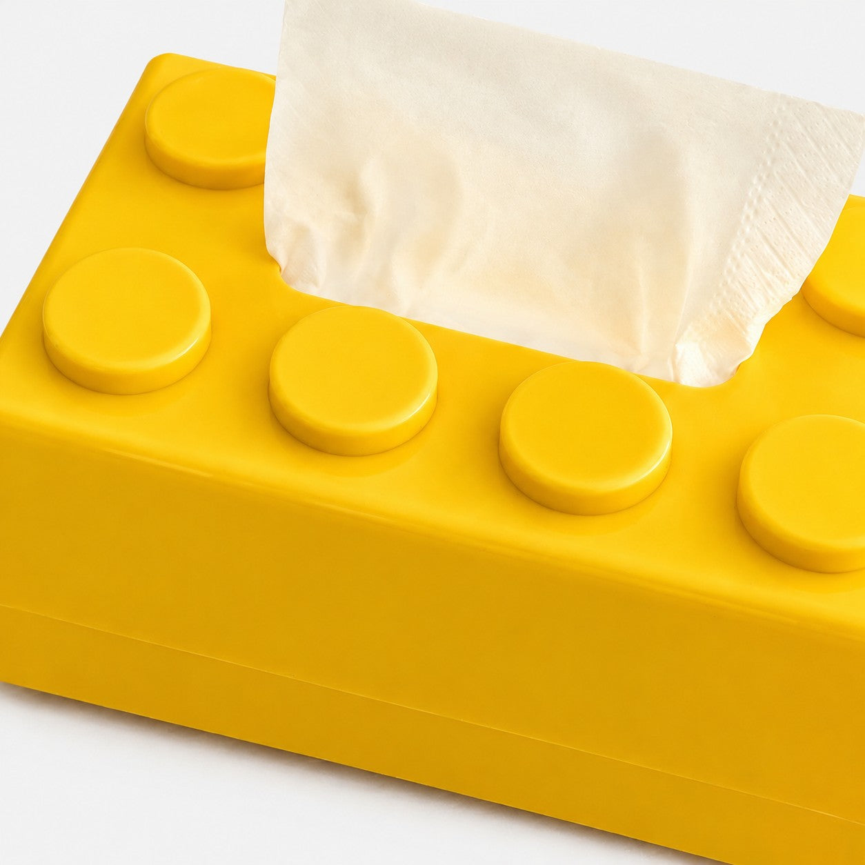 Creative Building Blocks Tissue Box | ABS Desk Decor for Home