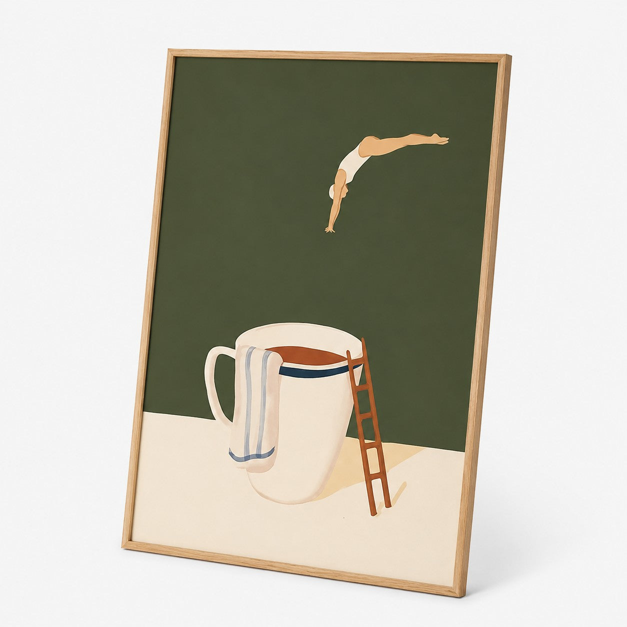 Póster Retro de Café | Lienzo Vintage para Pared de Cocina y Cafetería