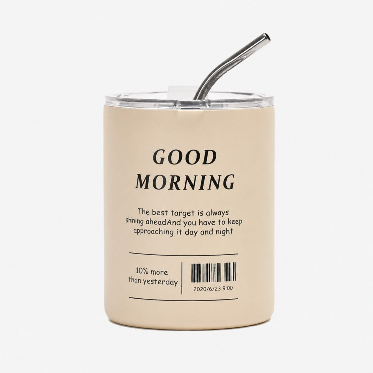 Insulated Coffee Tumbler with Straw | Stainless Steel Travel Mug