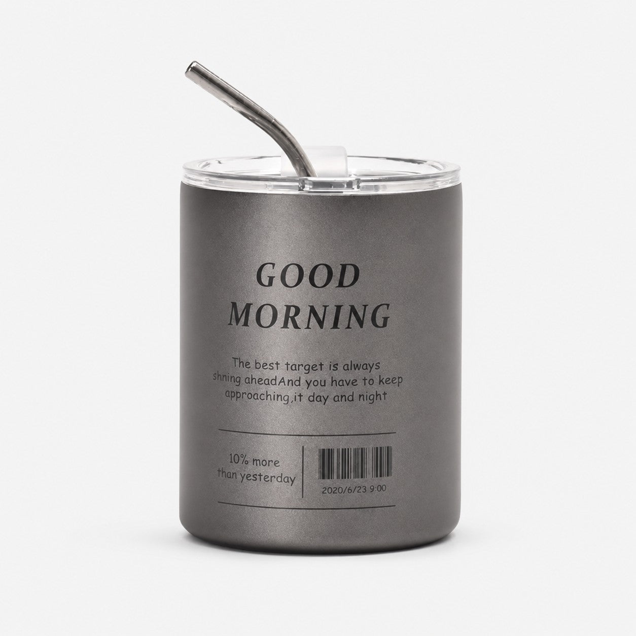 Insulated Coffee Tumbler with Straw | Stainless Steel Travel Mug