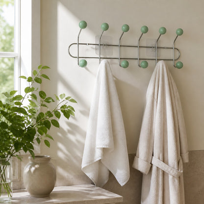 Perchero Retro de Pared | Colgador Vintage para Puerta de Entrada y Baño