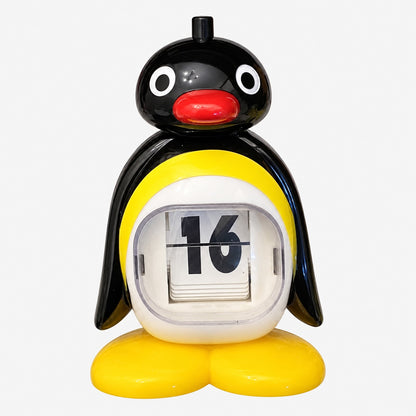 Calendario perpetuo de pingüino | Decoración de escritorio acrílica adorable y regalo creativo