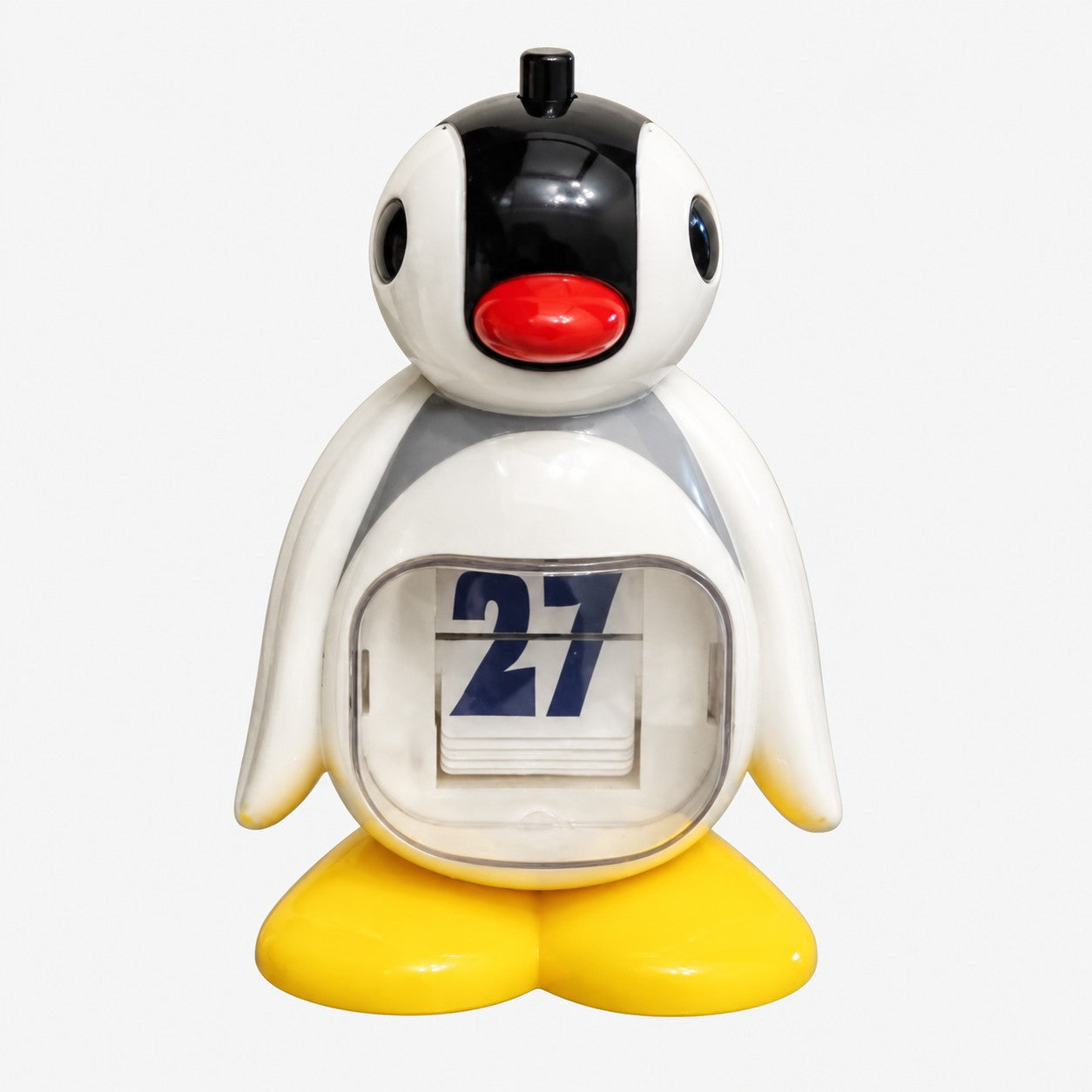 Calendario perpetuo de pingüino | Decoración de escritorio acrílica adorable y regalo creativo