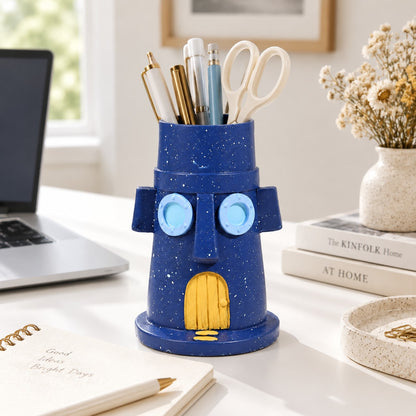 Portalápices multifuncional | Organizador y decoración de escritorio de resina creativa