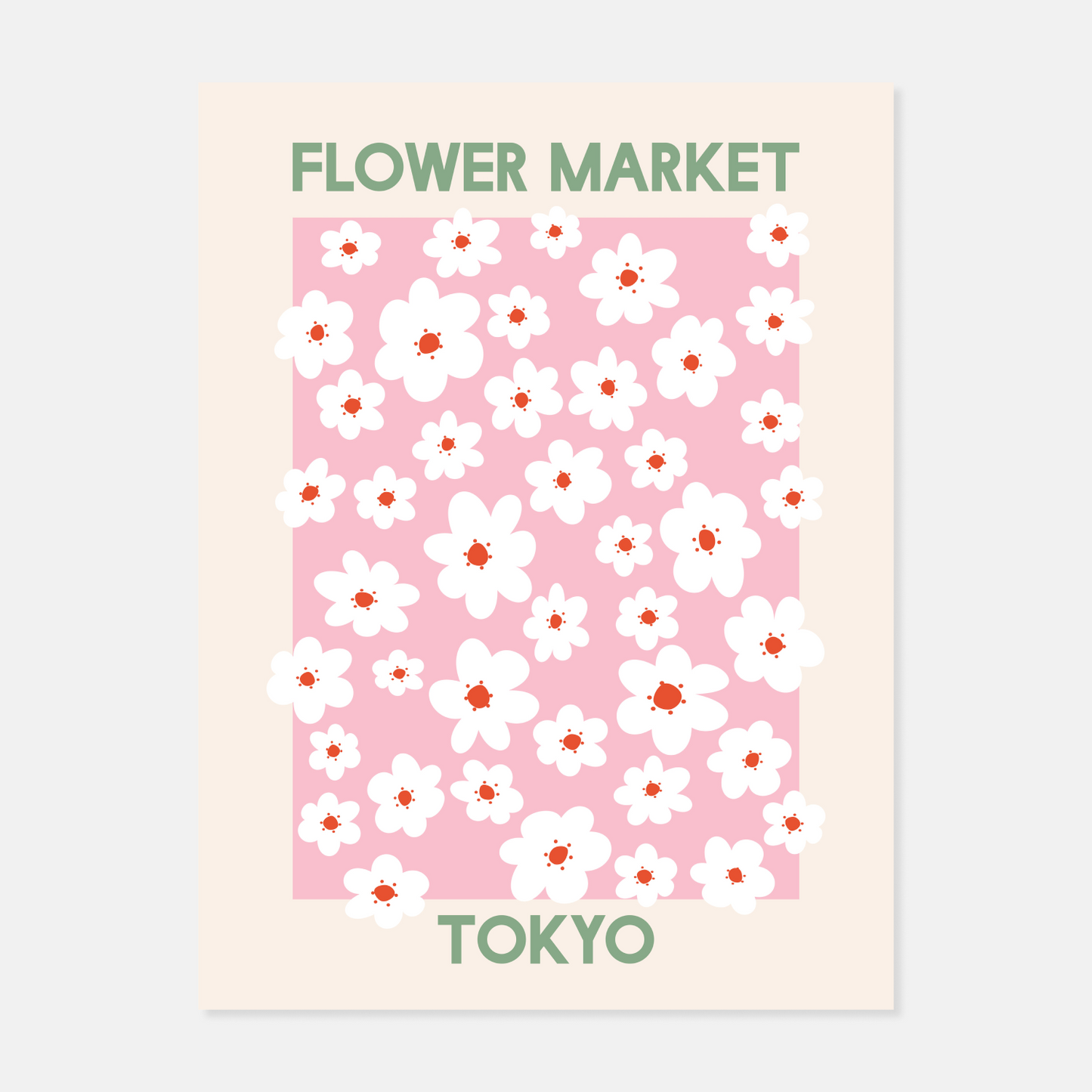 Flower Market Print by April Lane