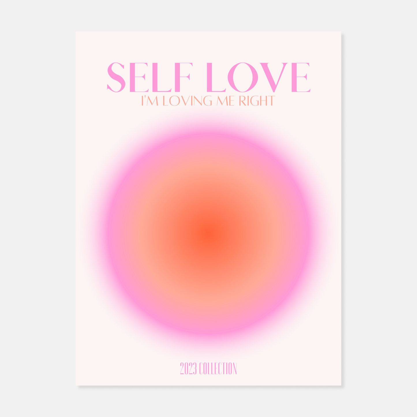 Impresión Aura Self Love de Melissa Wanbon