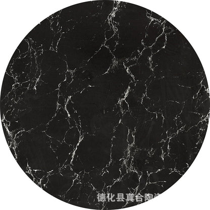 Dessous de verre absorbant en céramique à texture marbre avec base en liège personnalisable Y29