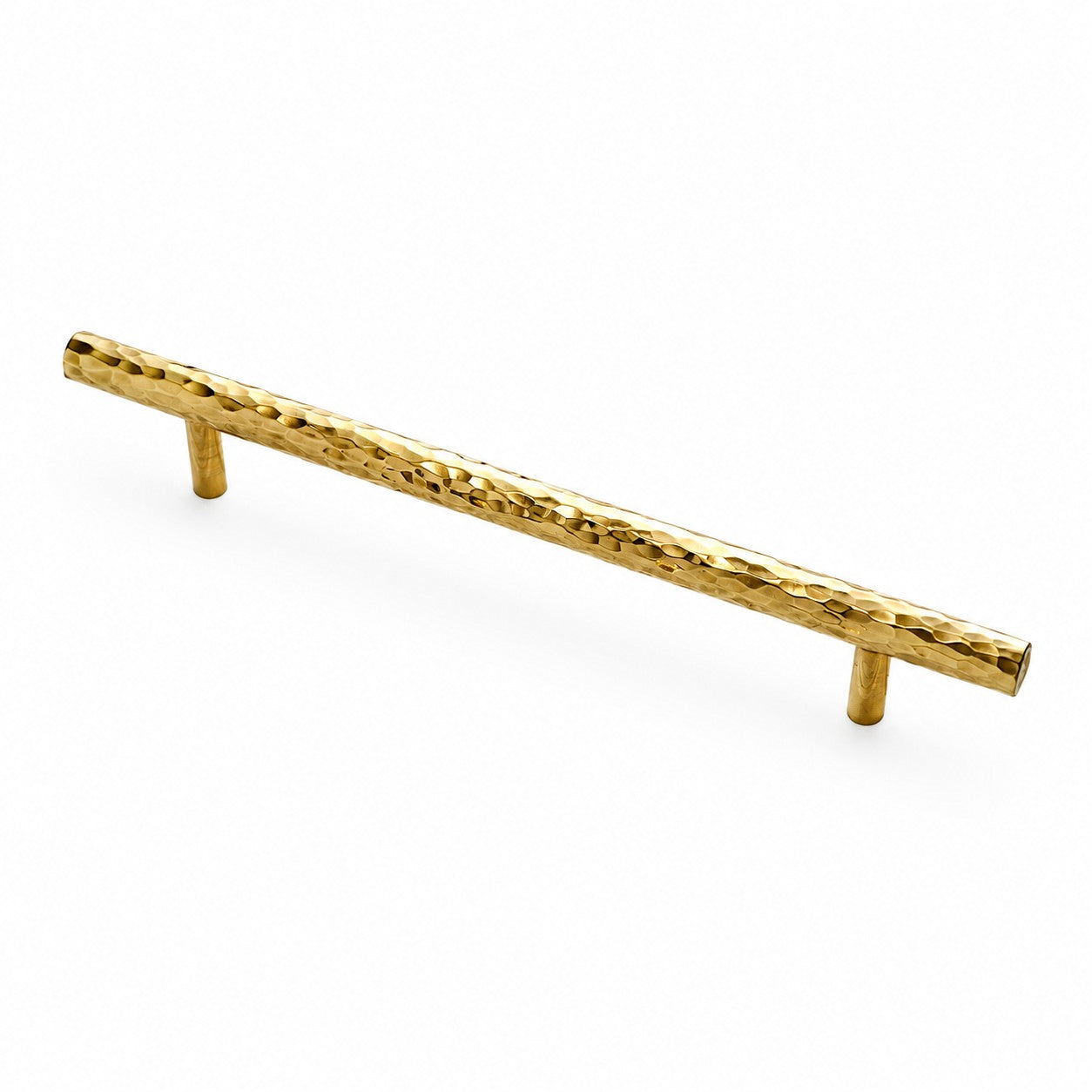 Hand-Hammered Solid Brass Cabinet Pulls Knobs