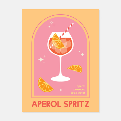 Cocktail Print by April Lane