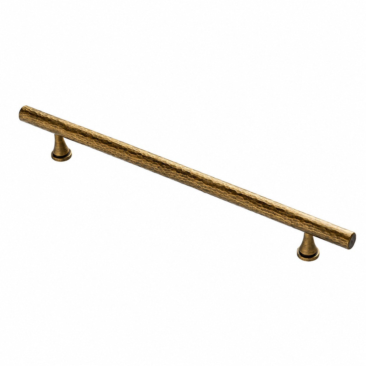 Hand-Hammered Solid Brass Cabinet Pulls Knobs
