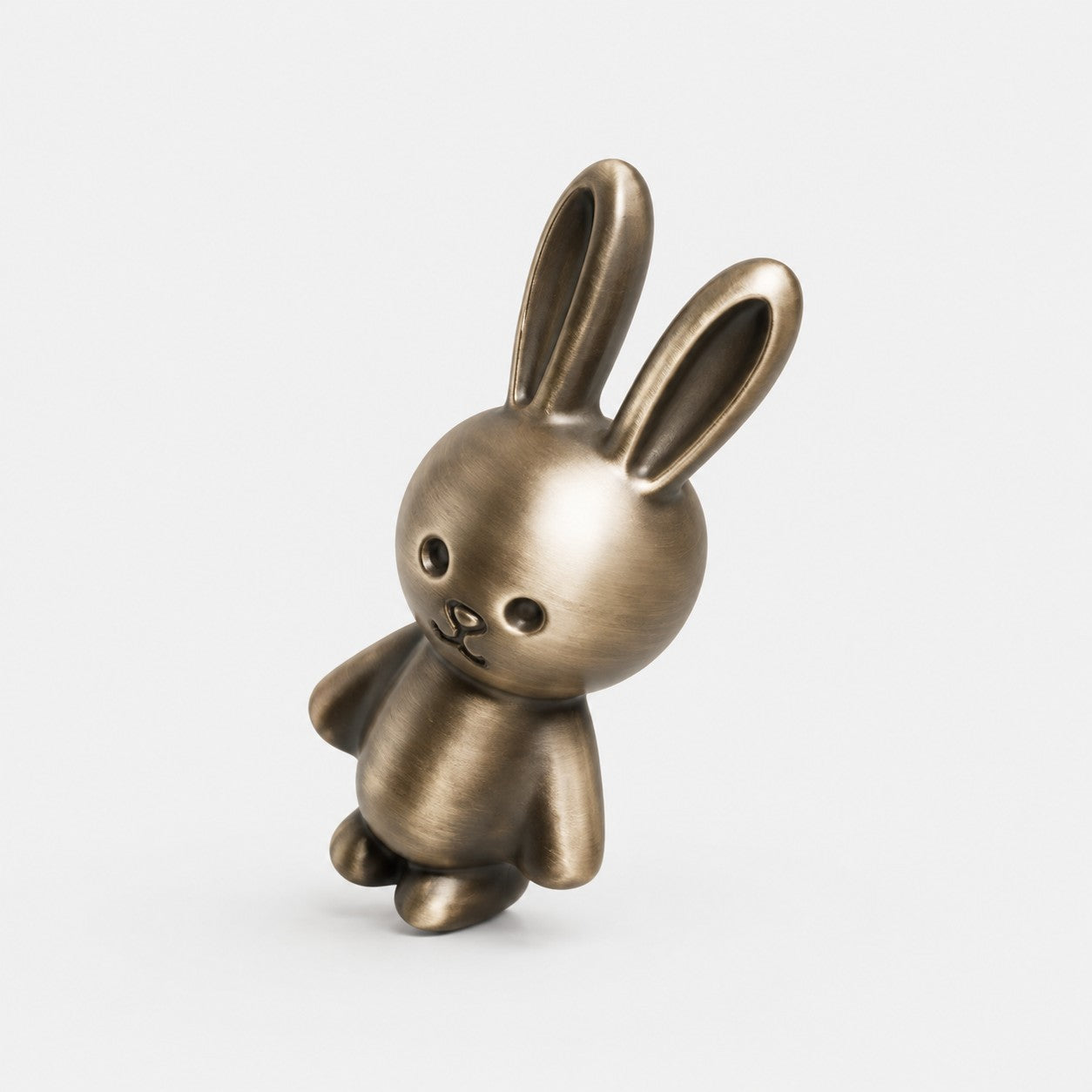 Whimsical Rabbit and Carrot Brass Cabinet Knobs