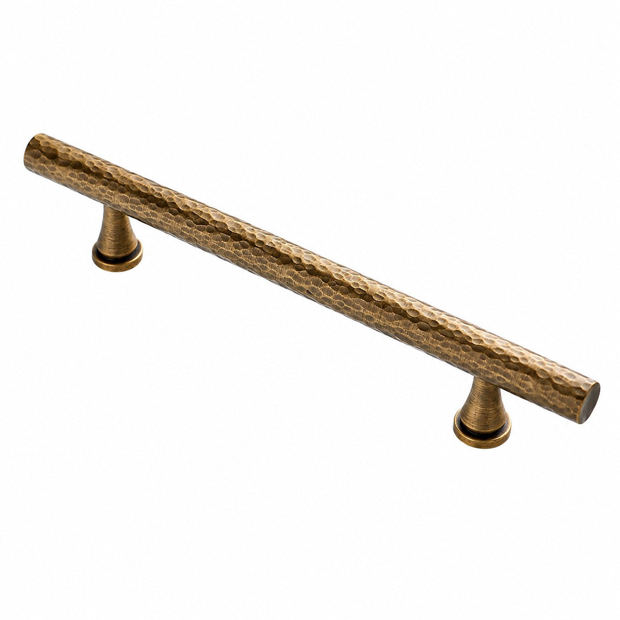 Hand-Hammered Solid Brass Cabinet Pulls Knobs
