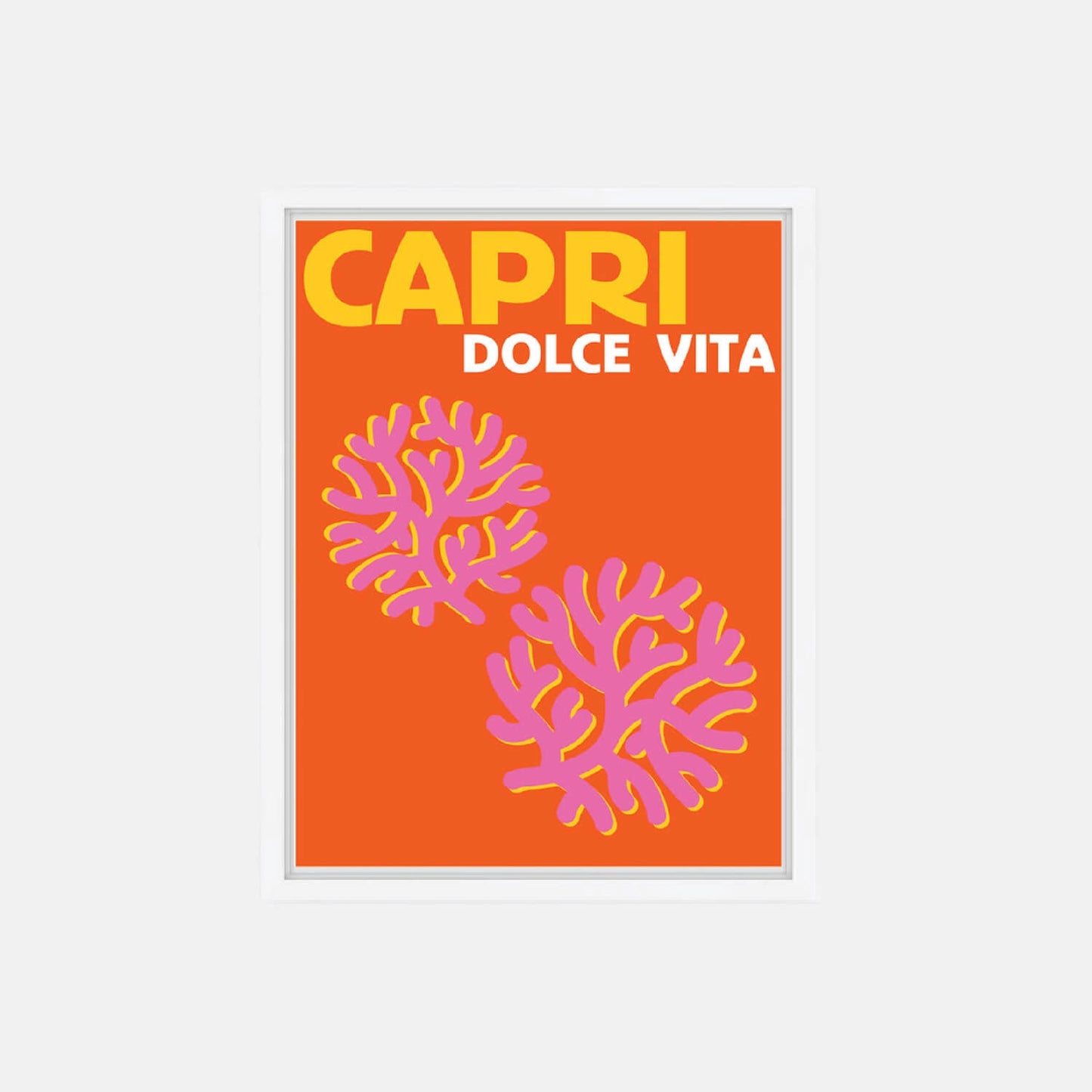 Capri Dolce Vita Art by Julia Santos