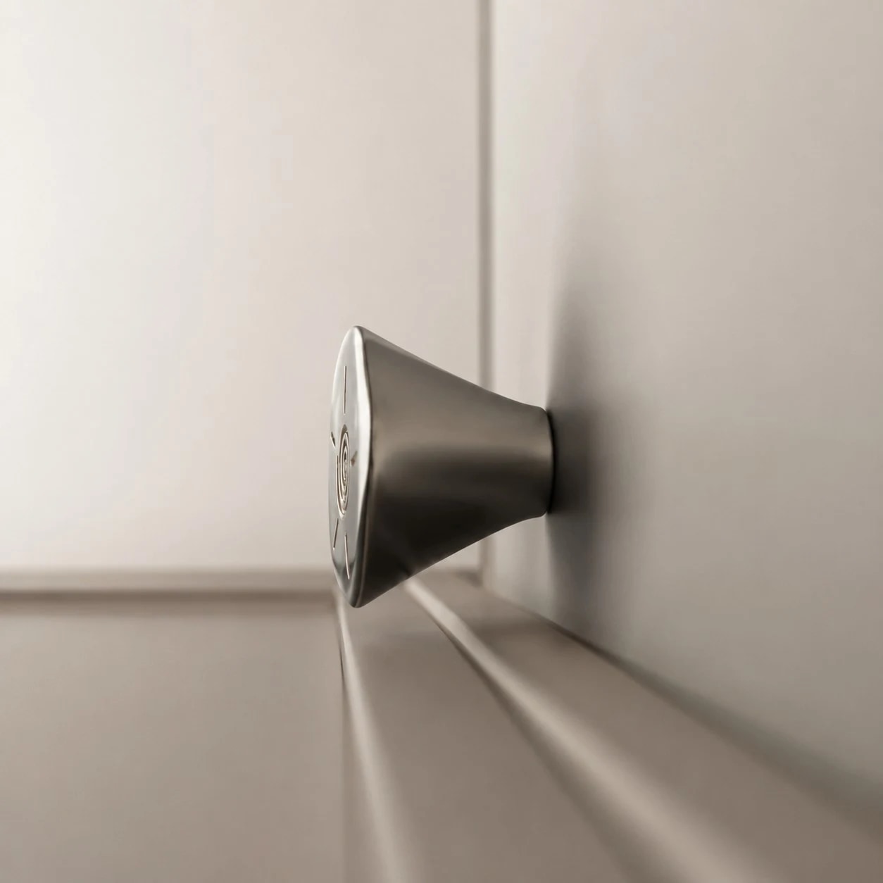 Sculptural Solid Brass Cabinet Knob