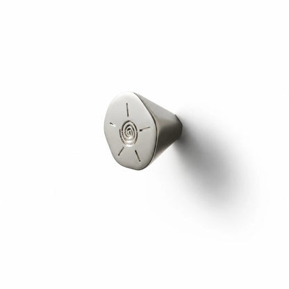 Sculptural Solid Brass Cabinet Knob