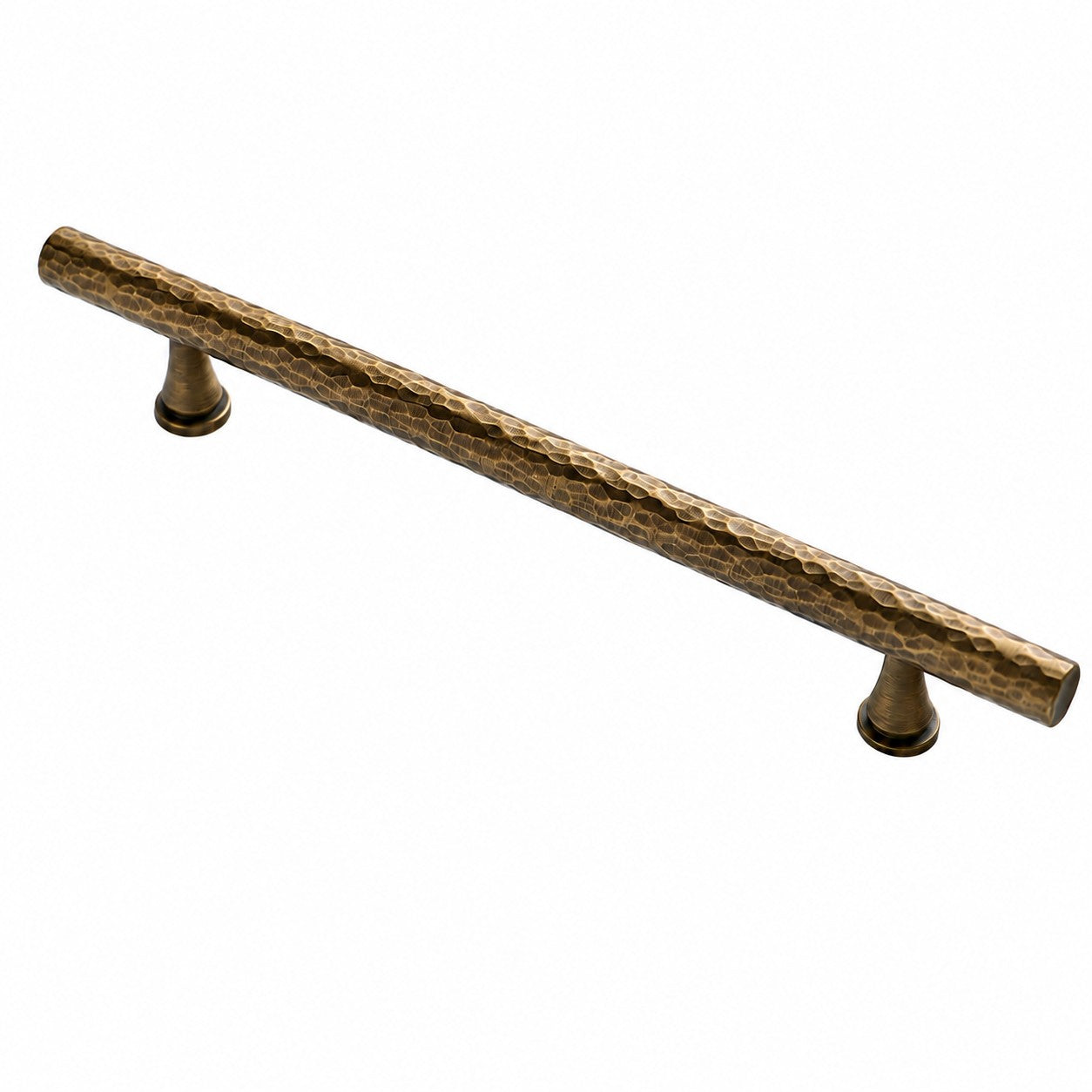 Hand-Hammered Solid Brass Cabinet Pulls Knobs