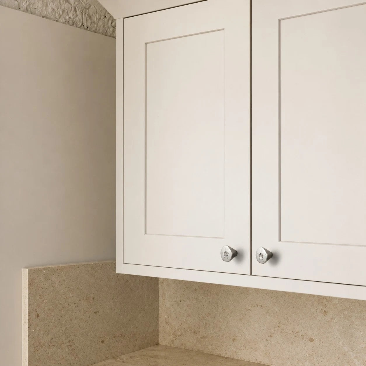 Sculptural Solid Brass Cabinet Knob