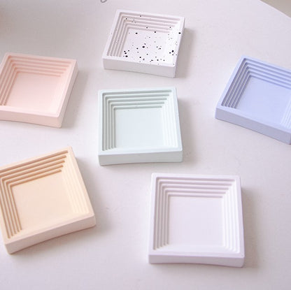 Plateau à bijoux en plâtre, organiseur pour accessoires photo, pour la maison et le bureau, Y42