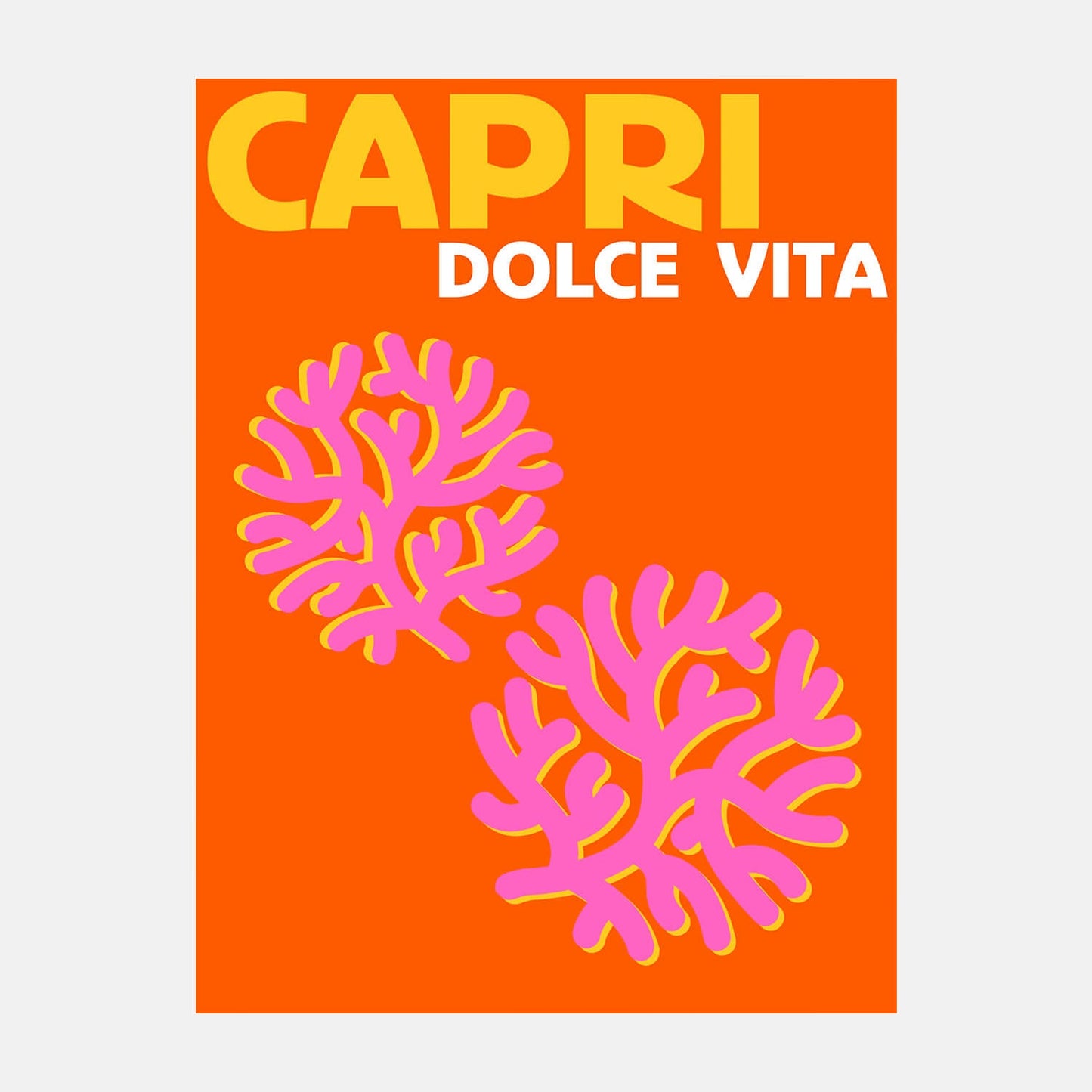 Capri Dolce Vita Art by Julia Santos