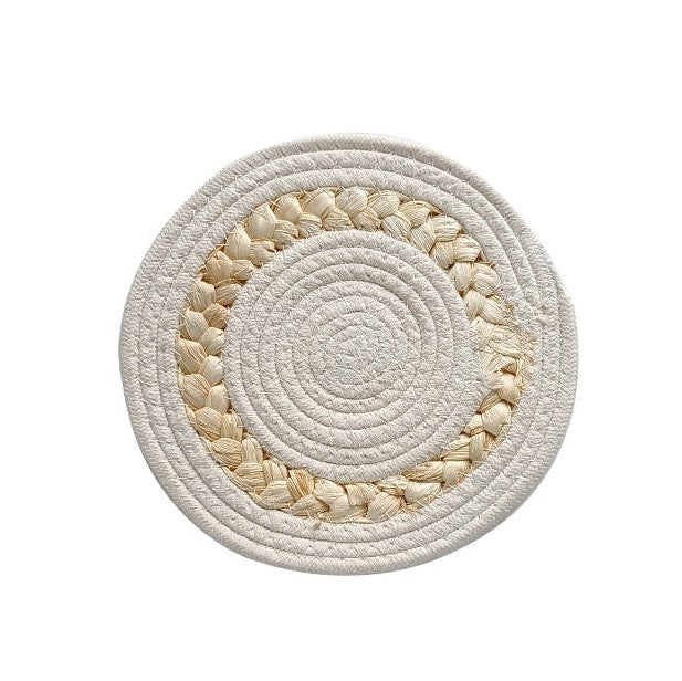 Panier mural tissé bohème rond pour décoration de ferme Y22