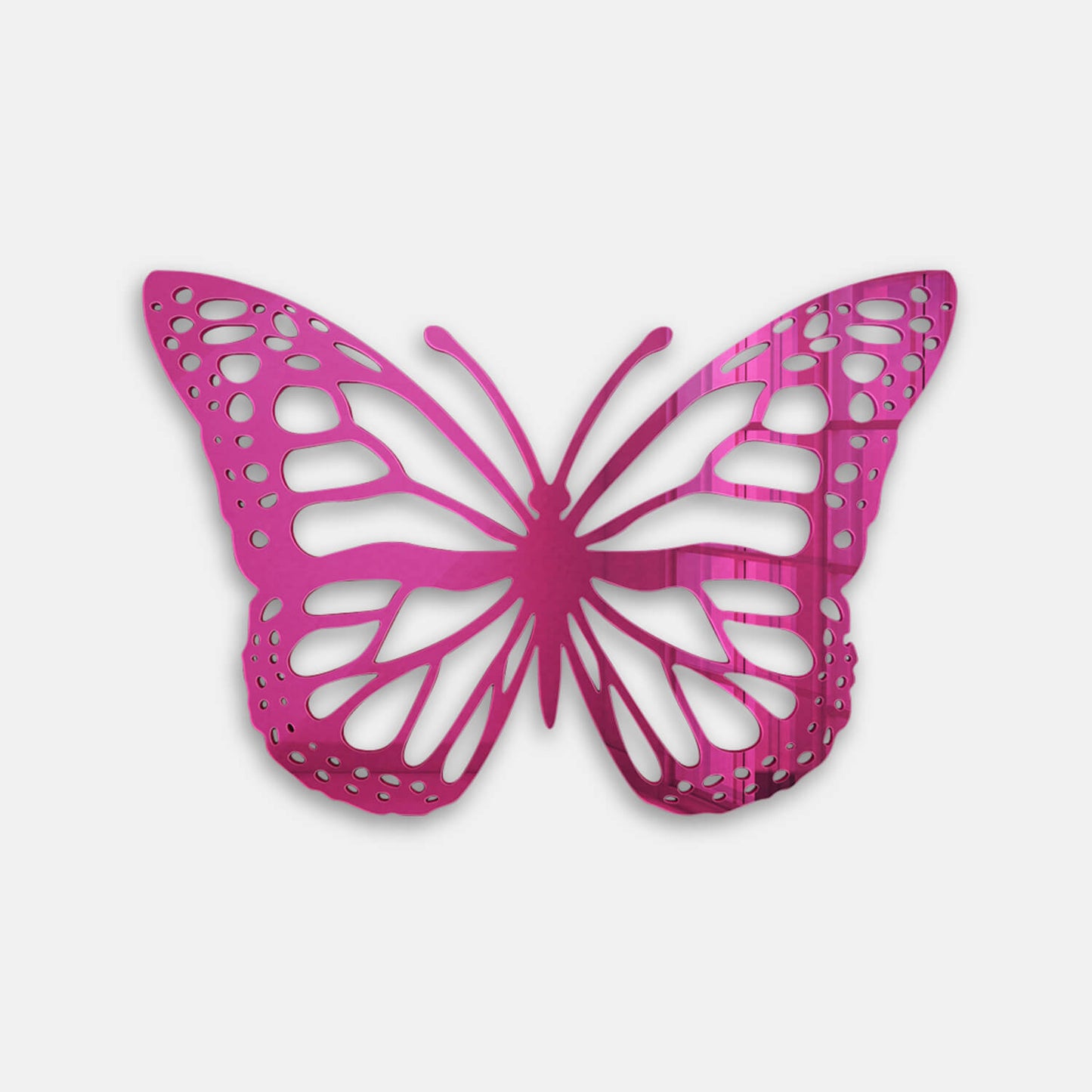 Arte de pared acrílico con forma de mariposa