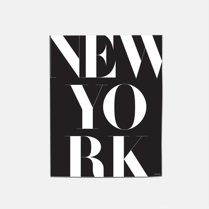 New York Bold Print