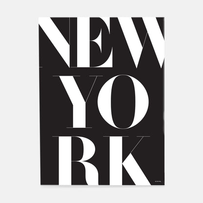 New York Bold Print