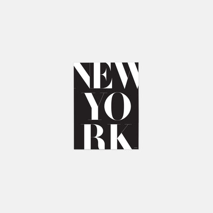 New York Bold Print