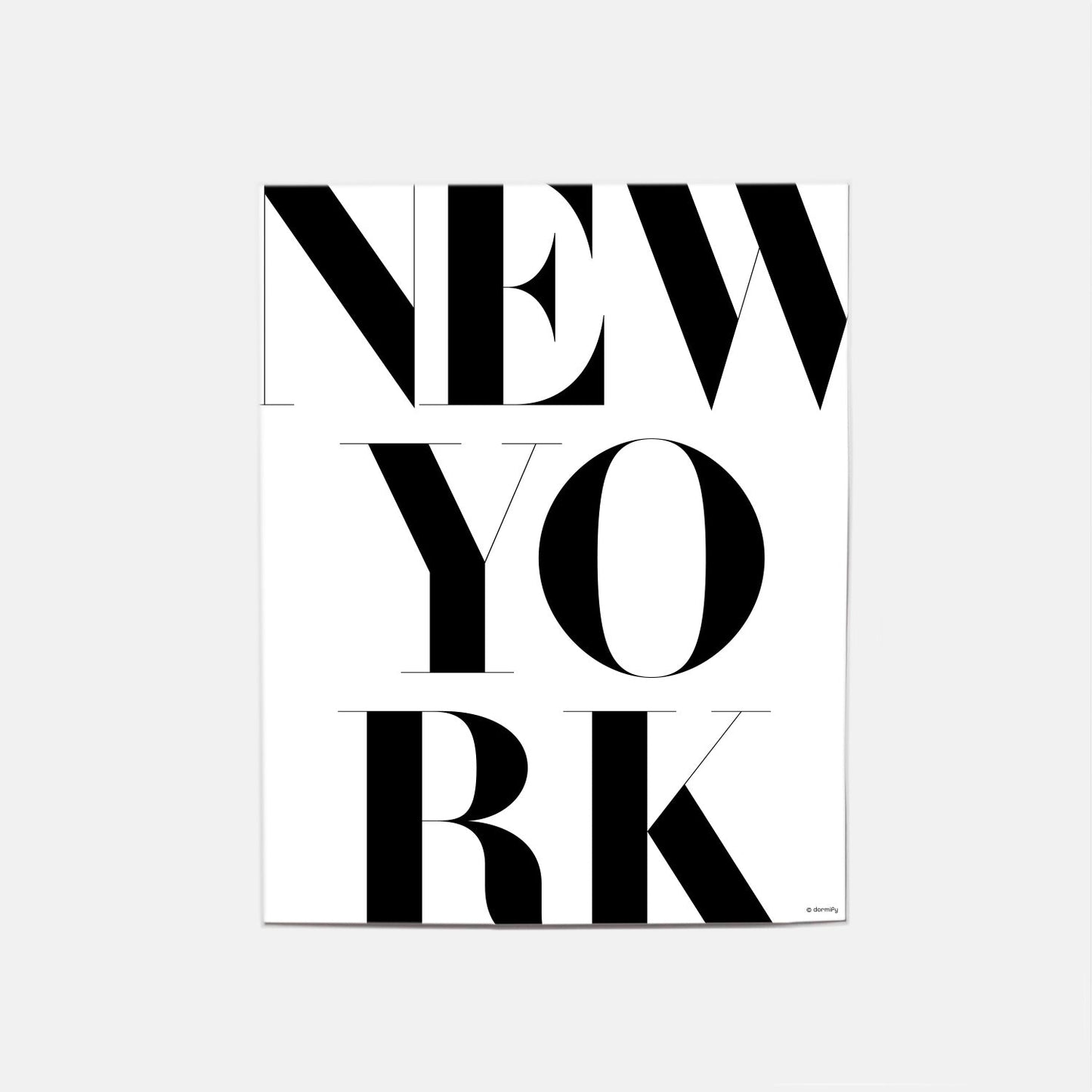 New York Bold Print